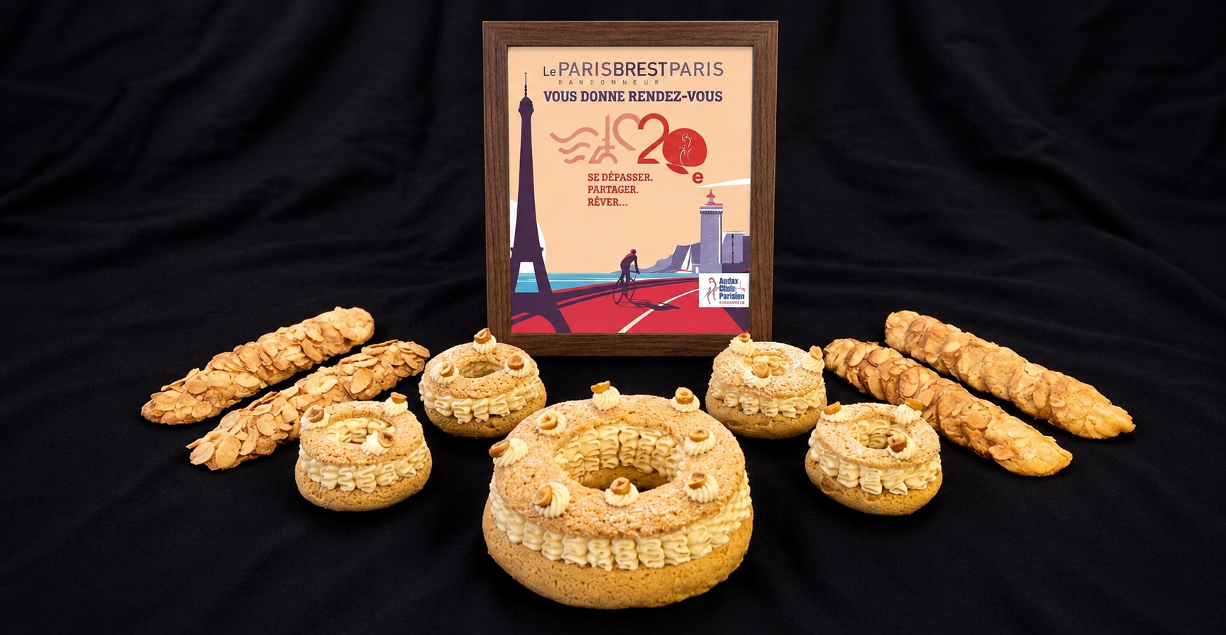 Paris-Brest revisité & Tuiles aux amandes_260615